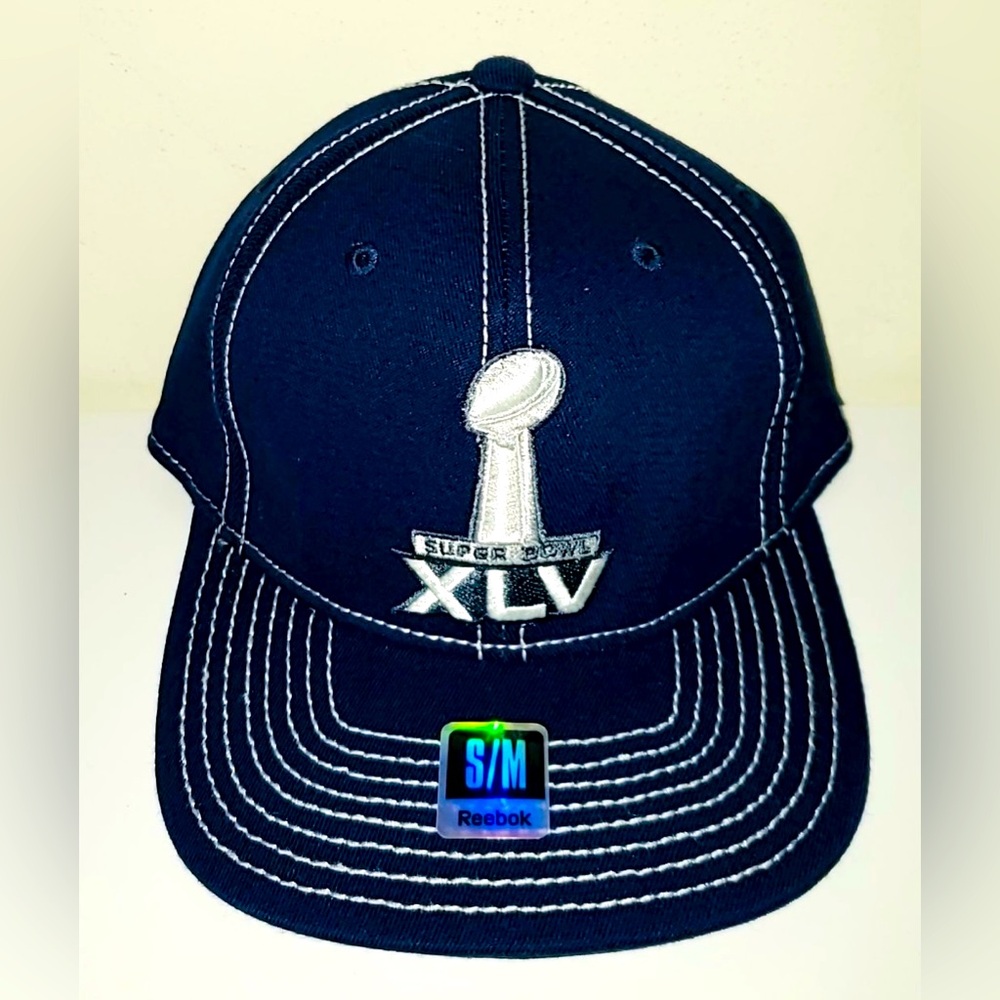 Vintage REEBOK NFL SUPER BOWL XLV | NWT | Collectible | Size: S/M - Picture 14 of 14